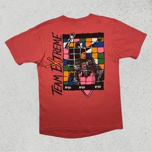 Vintage 1980s Hobie Surf Beach Graphic Art T Shirt